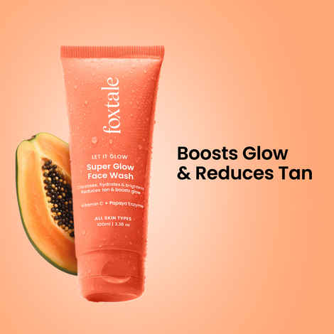 Buy Foxtale Super Glow Face Wash, reduces tan, Boosts Glow - 100 ml - Purplle