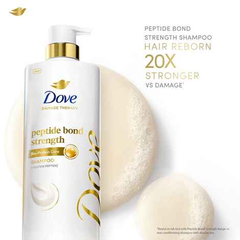 Buy Dove Peptide Bond Strength Shampoo | 650 ml - Purplle