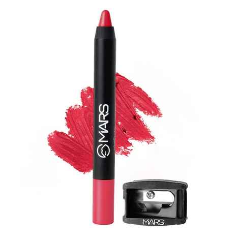 Buy MARS Won't Smudge Won't Budge Crayon Lipstick up to 12 Hours Stay | Matte Finish | Waterproof | Won't Smudge Won't Budge Lip Crayon (3.5 gm) (17-I Am Wise) - Purplle