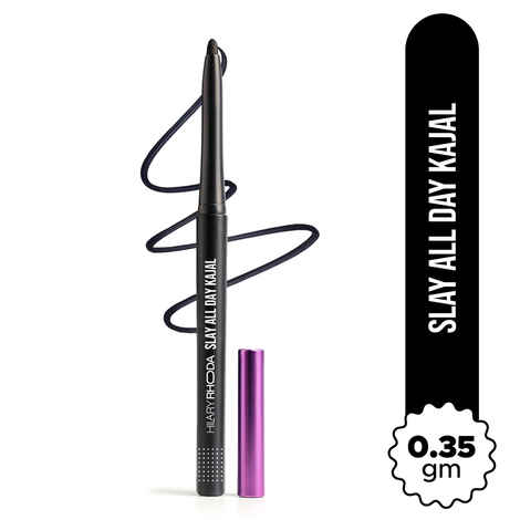 Buy Hilary Rhoda Slay All Day Kajal | Retractable & Long Lasting Kajal | Matte Finish | Highly Pigmented Kajal | Transfer-Proof Kajal | Smudge-Proof Kajal - 0.35 gm - Purplle
