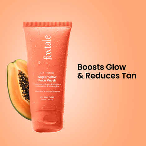 Buy Foxtale Super Glow Face Wash, reduces tan, Boosts Glow - 150 ml - Purplle