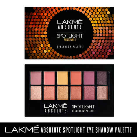 Buy Lakme Absolute Spotlight Eye Shadow Palette, Sundowner - 12 gm - Purplle