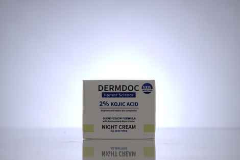 Buy DERMDOC 2% Kojic Acid Glow Fusion Formula Night Cream 80 gm - Purplle