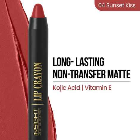 Buy INSIGHT Lip Crayon - Sunset Kiss 7 gm - Purplle