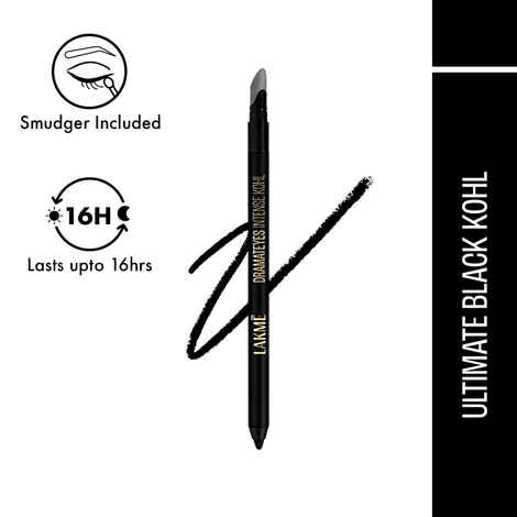 Buy Lakme Absolute Ultimate Kohl, Black (1.2 gm) - Purplle