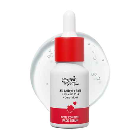 Buy Chemist At Play 2% Salicylic Acid Face Serum | Treats Active Acne | Controls Excess Oil | Fades Acne Marks | Improves Skin Texture | 10 ml - Purplle