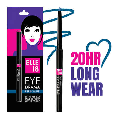 Buy Elle18 Eye Drama Berry Blue 0.35 gm - Purplle