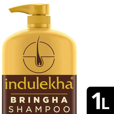 Buy Indulekha Bringha Shampoo 1L|| Proprietary Ayurvedic Medicine for Hairfall|| 1L - 1 L - Purplle