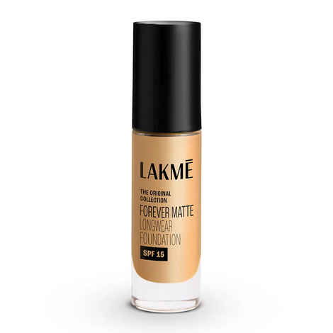 Buy Lakme Forever Matte Longwear Foundation, Warm Creme, 25 ml - Purplle