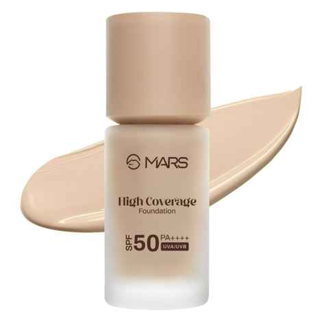Buy MARS High Coverage Liquid Foundation | Blemish Free & Blendable Foundation for Makeup (40 ml) (SHADE-03) - Purplle
