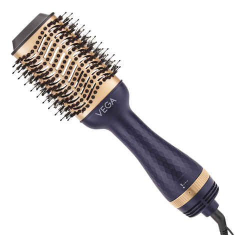 Buy VEGA Pro Volumizer Hair Blow Dryer Brush, 3 in 1 Hot Air Brush, 360° Airflow Vent, 3 Heat/2 Speed Settings For Hair Style, Ceramic Tourmaline Coating Brush Head, 1200 W (VHSD-02) 1 pc - Purplle