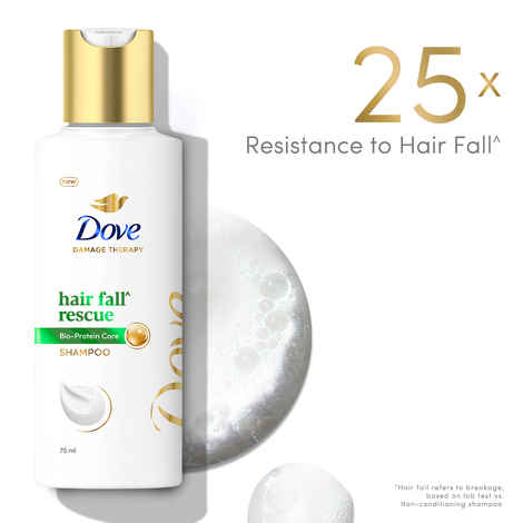 Buy Dove Hair Fall Rescue Shampoo (75 ml) - Purplle