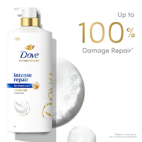 Buy Dove Intense Repair Shampoo (1000 ml) - Purplle