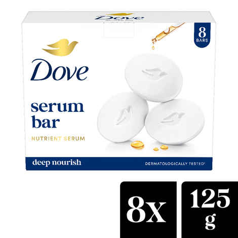 Buy Dove Serum Bar with Nutrient Serum | 1000 gm (125 gm x 8) - Purplle