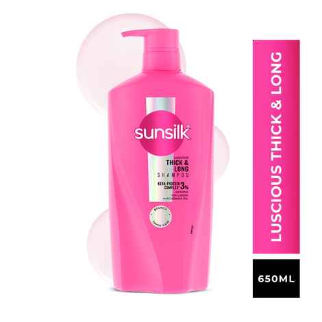 Buy Sunsilk Luscious Thick & Long Shampoo 650 ml - Purplle