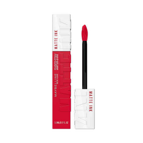 Buy Maybelline New York Superstay Matte Ink Liquid Lipstick - 16H Longwear Matte | Shot Caller - 5 ml - Purplle