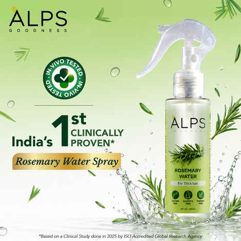 Alps Goodness Rosemary Water (100 ml) | Rosemary water for hair | Hair Spray for Regrowth | Hair Growth Expert | Hair Growth Serum | Stops Hair Fall | Viral Rinse | Bestselling Spray