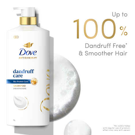 Buy Dove Dandruff Clean & Fresh Shampoo for Dry, Itchy & Flaky Scalp, 1 Litre - 1 L - Purplle