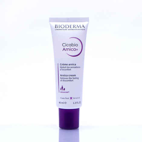 Buy Bioderma Cicabio Arnica+ SOS Face Cream Quickly Repairs and Soothes Skin Damage(40 ml) - Purplle