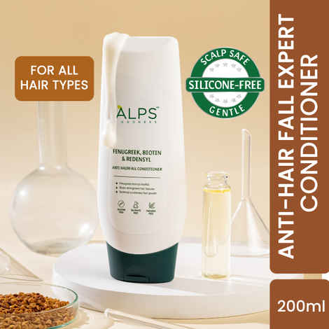 Buy Alps Goodness Fenugreek, Biotin and Redensyl Anti Hairfall Hair Conditioner (200 ml)| Methi Hairloss Control Conditioner For All Hair Types | Silicone, Sulphate & Paraben Free | Vegan & Cruelty Free - Purplle