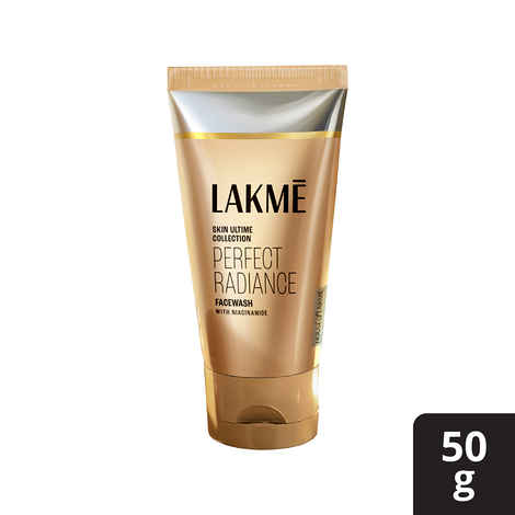 Lakme Perfect Radiance Brightening Facewash with 98% Pure Niacinamide Complex|For Pigmentation, 50 gm