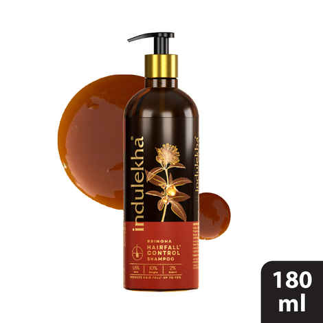 Buy Indulekha Bringha Hair Fall Control Shampoo, 180 ml - Purplle