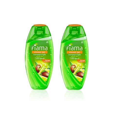 Buy Fiama Zesty Smooth Duo (Lemongrass & Jojoba Shower Gel 250 ml ) Pack of 2 - Purplle