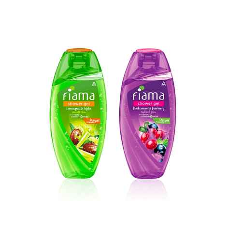 Buy Fiama Fresh Radiance Combo of 2(Blackcurrant & Bearberry 250 ml + Lemongrass & Jojoba 250 ml) - Purplle