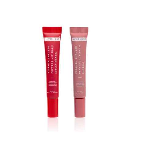 Buy Hyphen Pout Radiance Duo – ( Lip Balm Jelly Glaze Red 10 gm + Lip Balm Hazel 10 gm) combo of 2 - Purplle