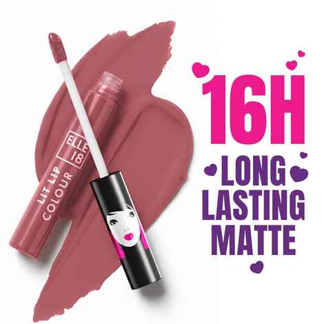 Buy Elle18 Liquid Lip Color, Nude Pump, 5.6 ml - Purplle