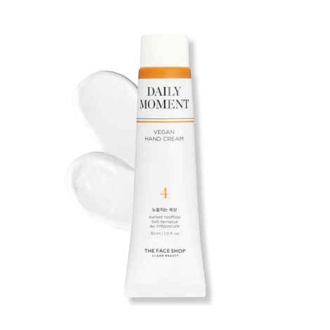 Buy The Face Shop The Face Shop Daily Moment Vegan Hand Cream - Sunset Rooftop with Hyaluronic Acid & Shea Butter, Non-Greasy hand care cream 30 ml - Purplle