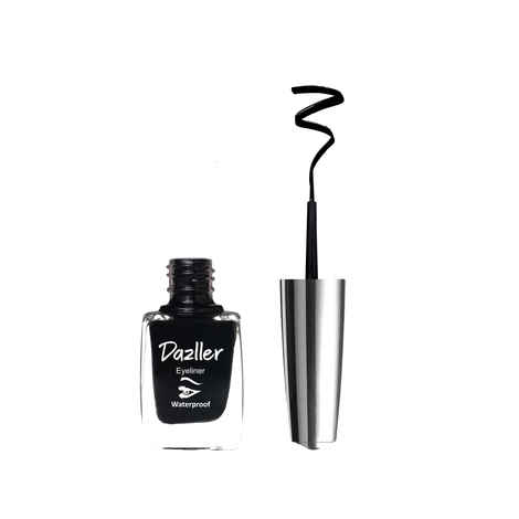 Buy Dazller Liquid Eyeliner | Waterproof | Precise Application | Smudge-proof | Vibrant Matte | Long Stay | Quick Dry | Budget-friendly value pack | Black | 9.5 ml - Purplle