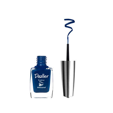 Buy Dazller Liquid Eyeliner | Waterproof | Precise Application | Smudge-proof | Vibrant Matte | Long Stay | Quick Dry | Budget-friendly value pack | Blue| 9.5 ml - Purplle