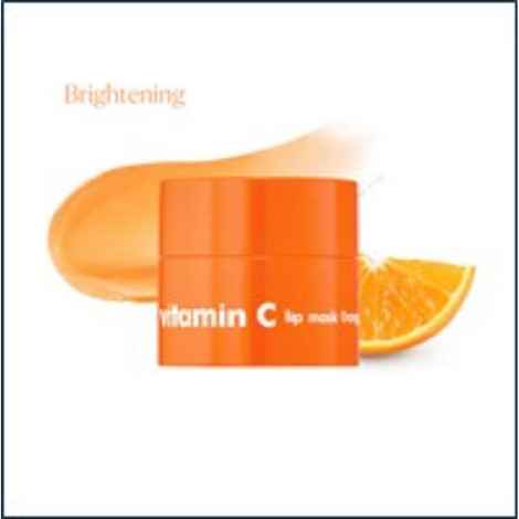 Buy THE FACE SHOP Vitamin C lip mask Orange (mini) 5 gm - Purplle