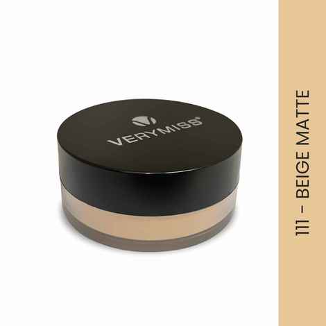 Buy Verymiss 8 To 8 Weightless Super Stay Loose Finishing Powder - 111 Beige Matte 10 Grams - Purplle