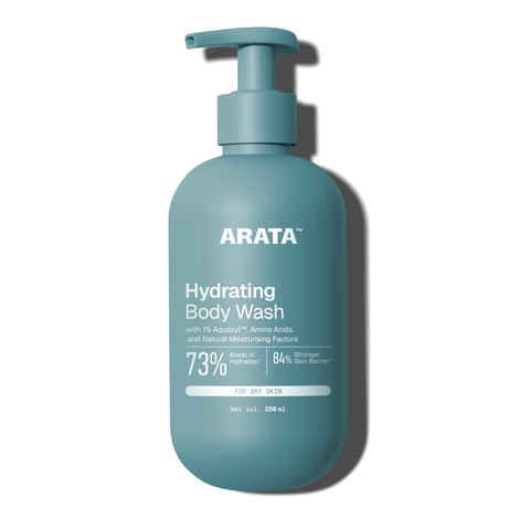 Buy Arata Moisturising Body Wash for Dry Skin with Shea Butter & Glycerine | Protects Skin Barrier | Velvety Soft Skin | Body Wash for Women & Men | Paraben & Silicone-Free | For All Skin Types | 300 ml - Purplle
