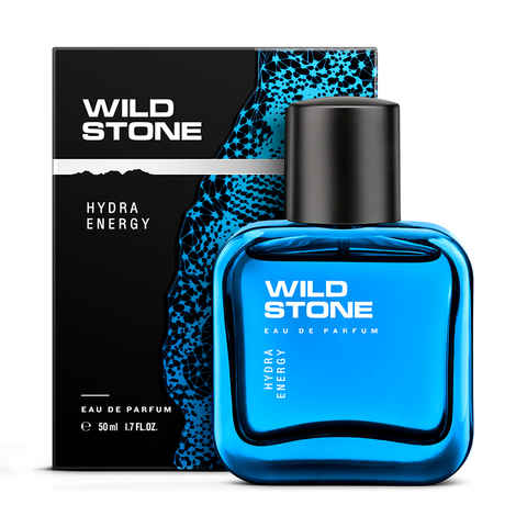 Buy Wild Stone Hydra Energy Premium Eau De Parfum for Men, 50 ml|Long Lasting Perfume|Luxury Perfume for Men - Purplle