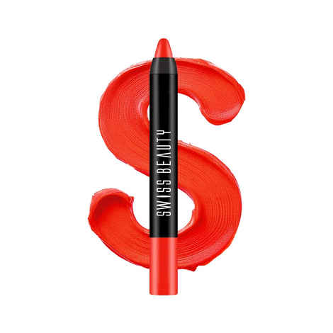 Buy Swiss Beauty Stay Maxx Lip Crayon | 12-Hour Stay | Waterproof | Smudge-Proof | Matte Finish | Hydrating Formula - Pink Up 3.5 gm - Purplle