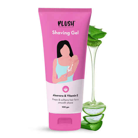 Buy Plush - All Natural Shaving Gel - 100 gm - Purplle