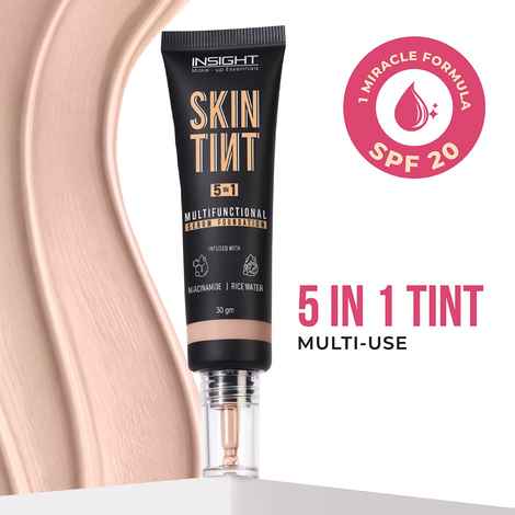 Buy Insight Cosmetics Skin Tint 5In1 Multifunctional Serum Foundation - Whipped Cream - 30 gm - Purplle