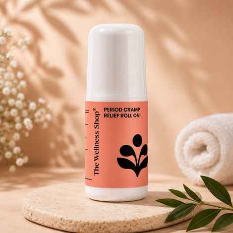 Buy The Wellness Shop Period Cramp Relief Roll On 40 ml - Purplle