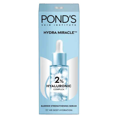 Buy Ponds Hydra Miracle hyaluronic acid complex 2% Serum | 14 ml - Purplle