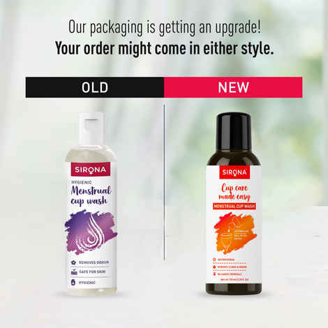 Buy Sirona Hygiene Menstrual Cup Wash - 100 ml - Purplle