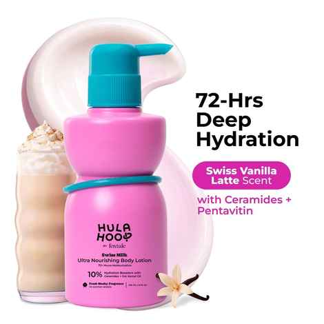 Buy Foxtale Hula Hoop Swiss Milk Ultra Nourishing Body Lotion| 72+Hrs Long Hydration & Moisturization | 200 ml - Purplle