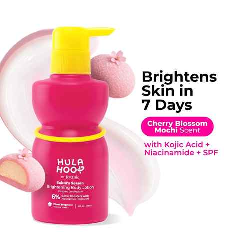 Buy Hula Hoop Brightening Body Lotion by Foxtale | Brightens & Hydrates | 200 ml  - Purplle