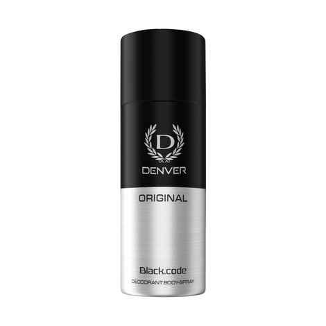 Buy DENVER Black.Code Original Deo - 150 ml | Long Lasting Deodorant Body Spray for Men - Purplle