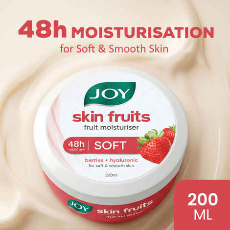 Buy Joy Super Soft Cold Skin Cream for 48 Hr Moisturization - Berries (200 ml) - Lightweight & Oil Free Moisturizer For Instant Hydration | Non Sticky & Non Greasy Cream for Hands, Face & Body - Purplle
