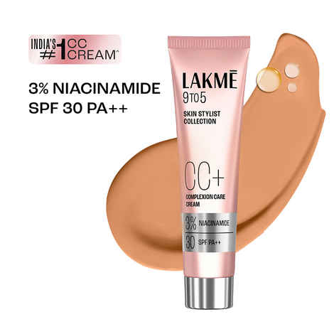 Buy Lakme 9 to 5 CC Cream Bronze with 3% Niacinamide Complex SPF 30 PA++| (30 gm) - Purplle