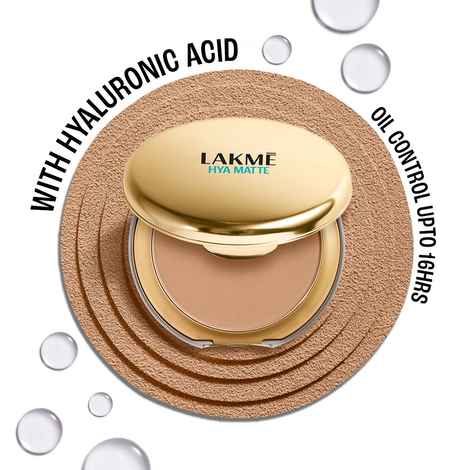 Buy Lakme 9to5 Hya Matte Pressed Powder Almond 9 gm - Purplle