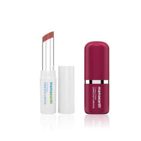 Buy Mamaearth Lip Color Duo (Soft Matte Long Stay Lipstick – Honey Blush 3.5 gm + Creamy Matte Long Stay Lipstick – Cranberry Crush 4.2 gm)Combo of 2 - Purplle